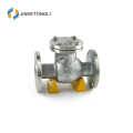 JKTLPC028 double dual plate forged steel non return loaded ball check valve